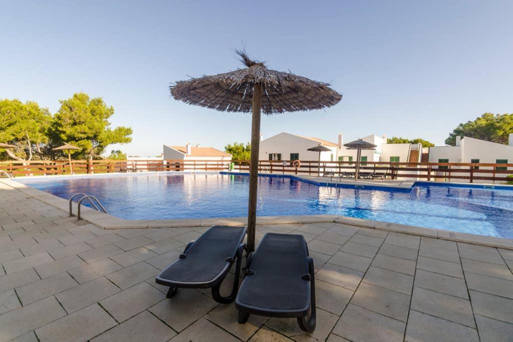 Happy Menorca Apartamento Duplex ,Piscina,Aire Acondicionado,Wiffi Port d'Addaia Exterior photo
